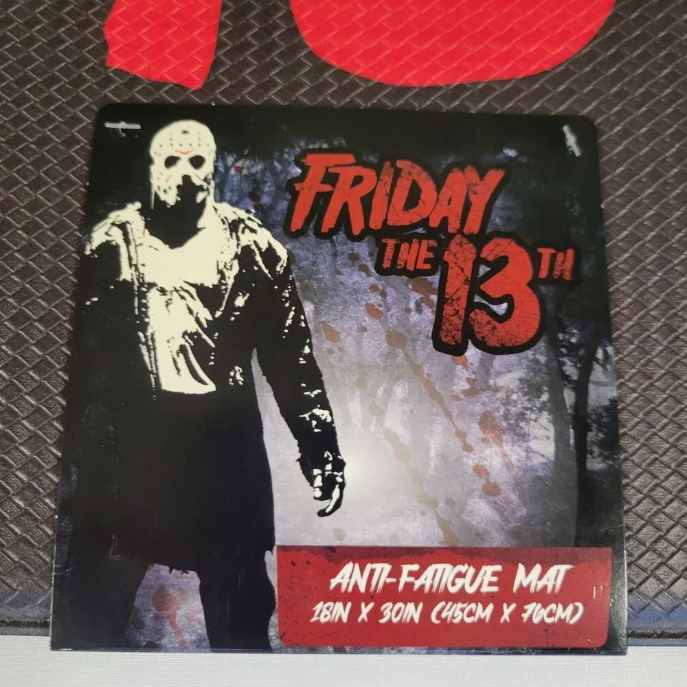 Jason Friday 13th Halloween Horror Hockey ANTI-FATIGUE Padded Mat 18x30 Kitchen